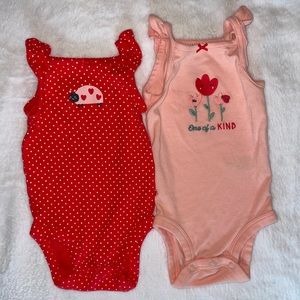 Two Carter Tank-top Onesies!